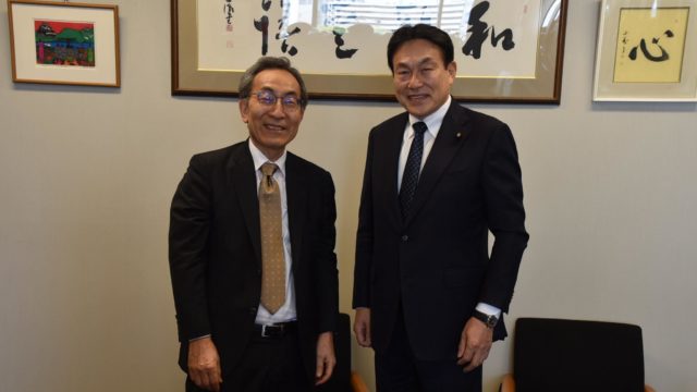 情報通信研究機構（NICT）大野英男理事長ご来訪